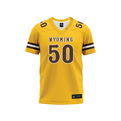 Wyoming - NCAA Football : Tanielu Maafala-Barbasa - Premium Football Jersey-0
