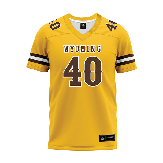 Wyoming - NCAA Football : Dante Bruley - Premium Football Jersey-0