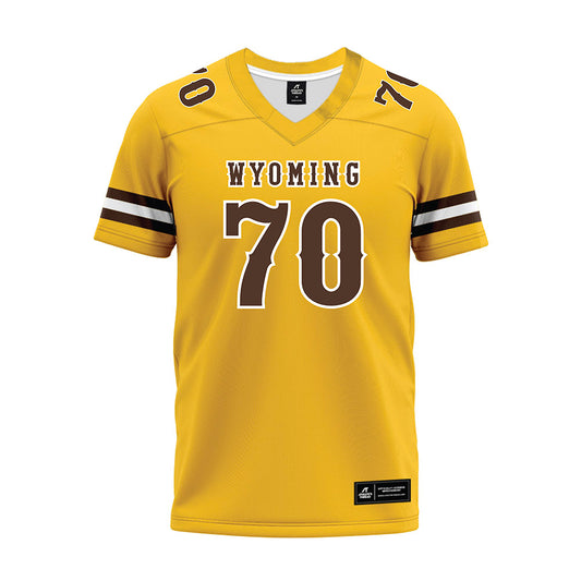 Wyoming - NCAA Football : Rex Johnsen - Premium Football Jersey