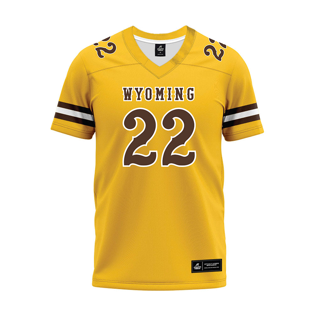 Wyoming - NCAA Football : Jaden DaCosta - Premium Football Jersey-0