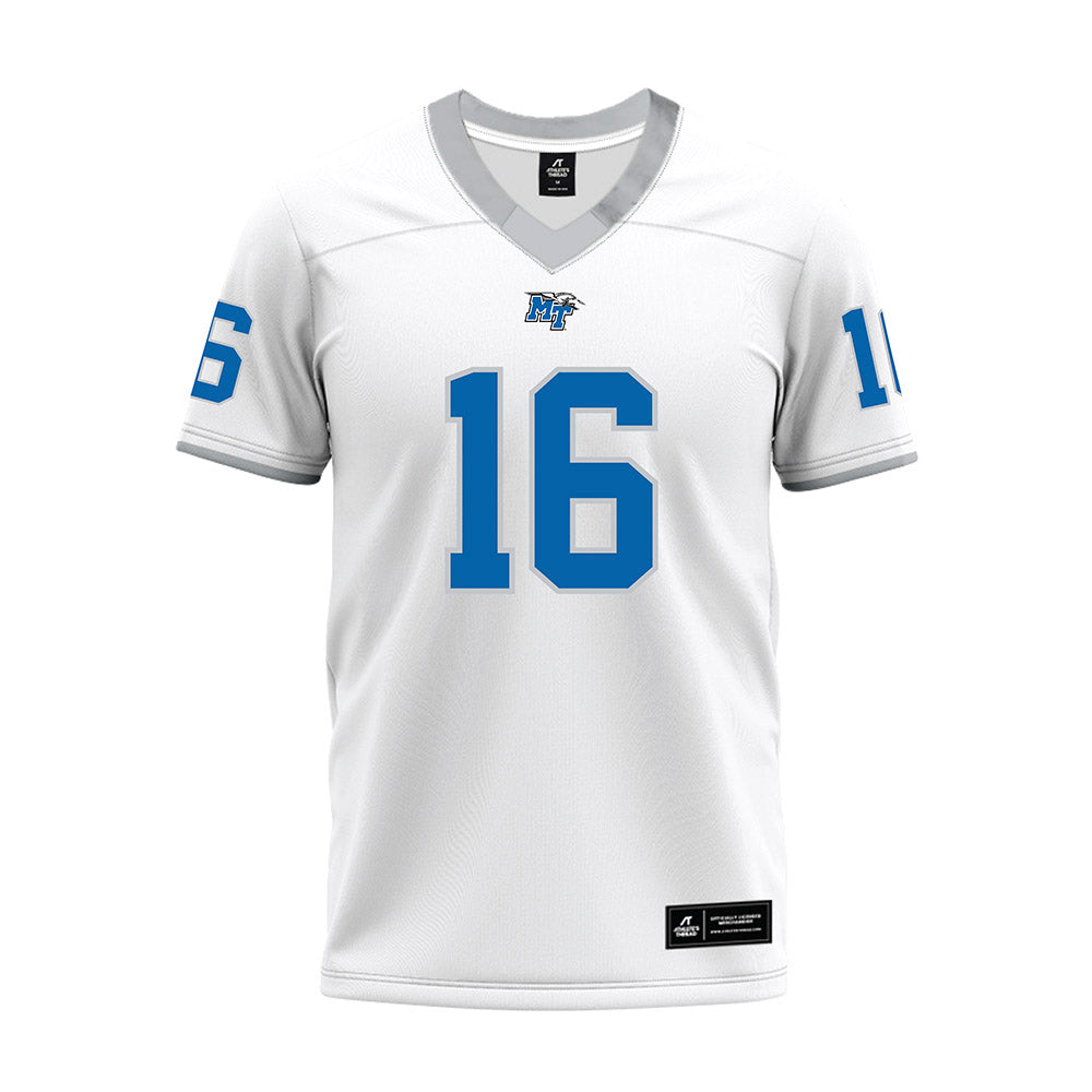 MTSU - NCAA Football : Jaiyden Thompson - Premium Football Jersey-0