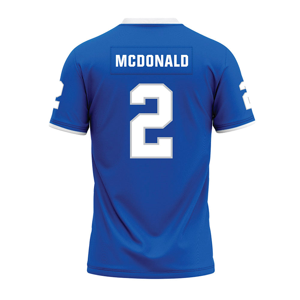 MTSU - NCAA Football : DeArre McDonald - Premium Football Jersey