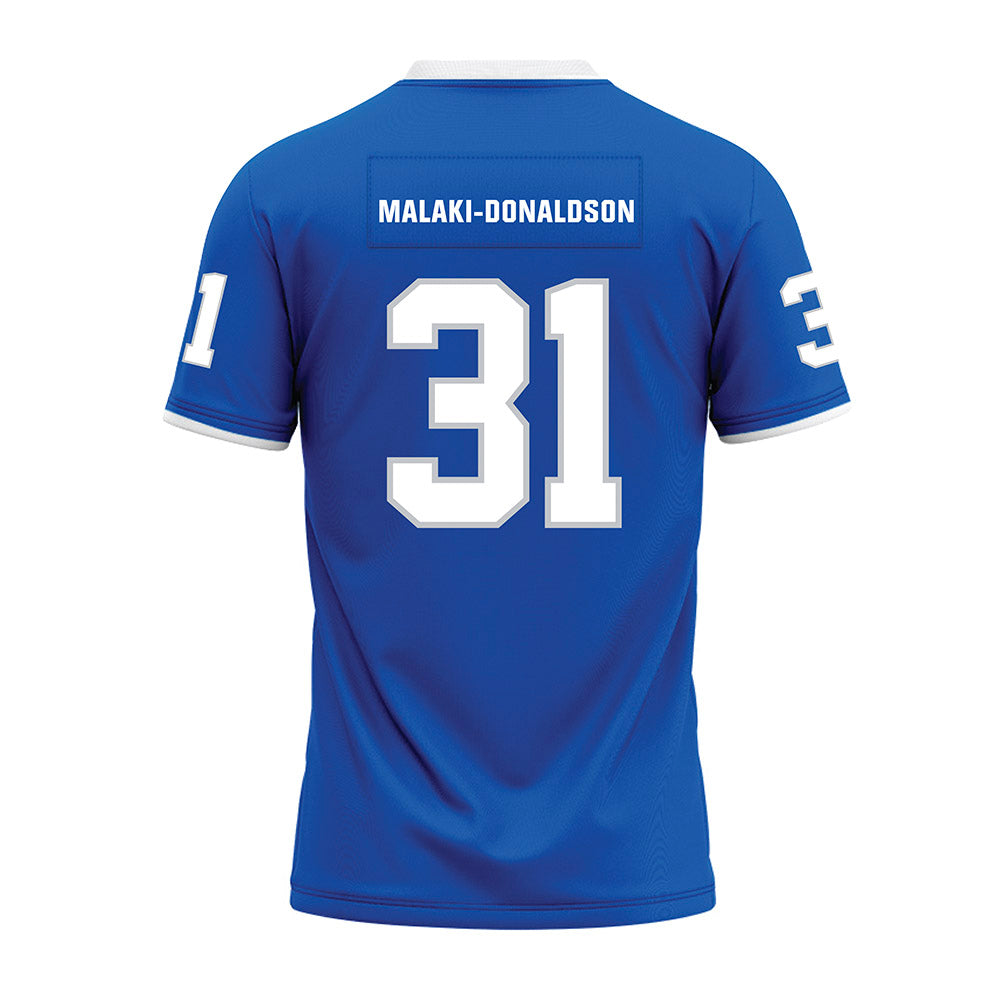 MTSU - NCAA Football : Mathias Malaki-Donaldson - Premium Football Jersey-1