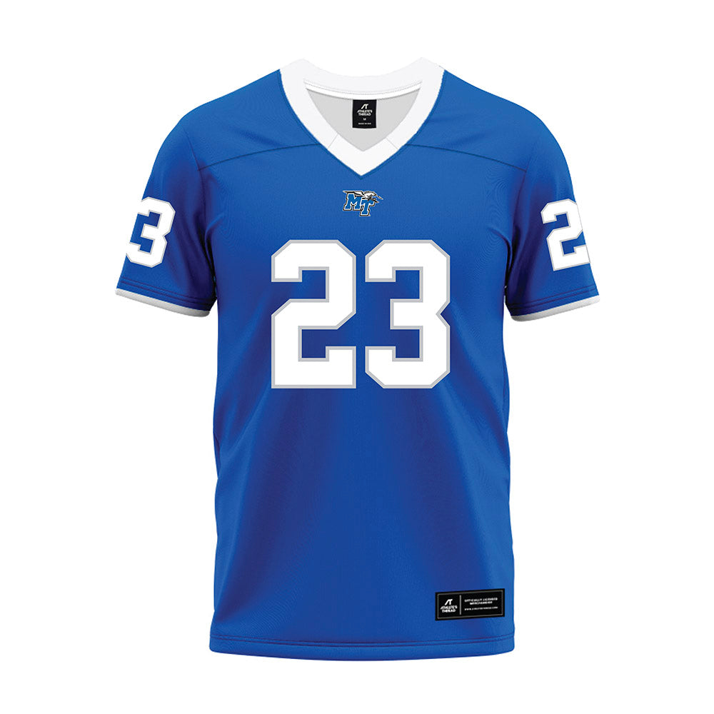 MTSU - NCAA Football : Malachi Steele - Premium Football Jersey-0