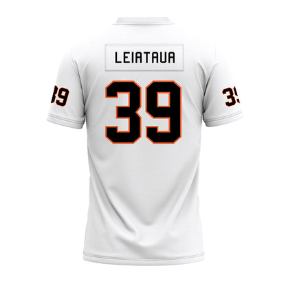 UTPB - NCAA Football : Eli Leiataua - Premium Football Jersey-1