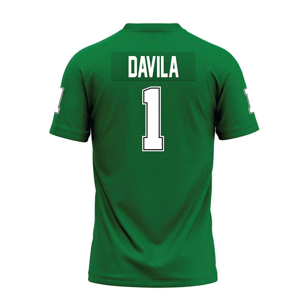 North Texas - NCAA Football : Keshawn Davila - Premium Football Jersey-1