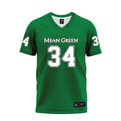 North Texas - NCAA Football : Brenden Reese - Premium Football Jersey-0