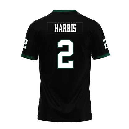 Hawaii - NCAA Football : Audric Harris - Black Premium Football Jersey-1