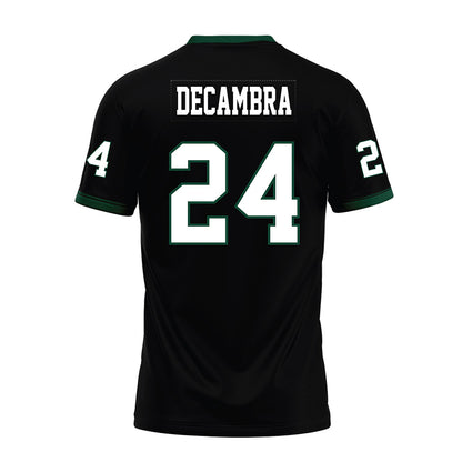 Hawaii - NCAA Football : Kodi DeCambra - Black Premium Football Jersey-1