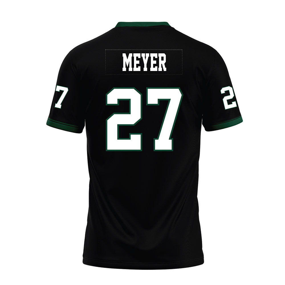 Hawaii - NCAA Football : Makanale'a Meyer - Black Premium Football Jersey-1