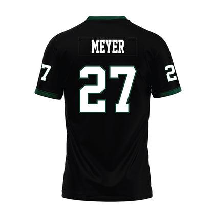 Hawaii - NCAA Football : Makanale'a Meyer - Black Premium Football Jersey-1