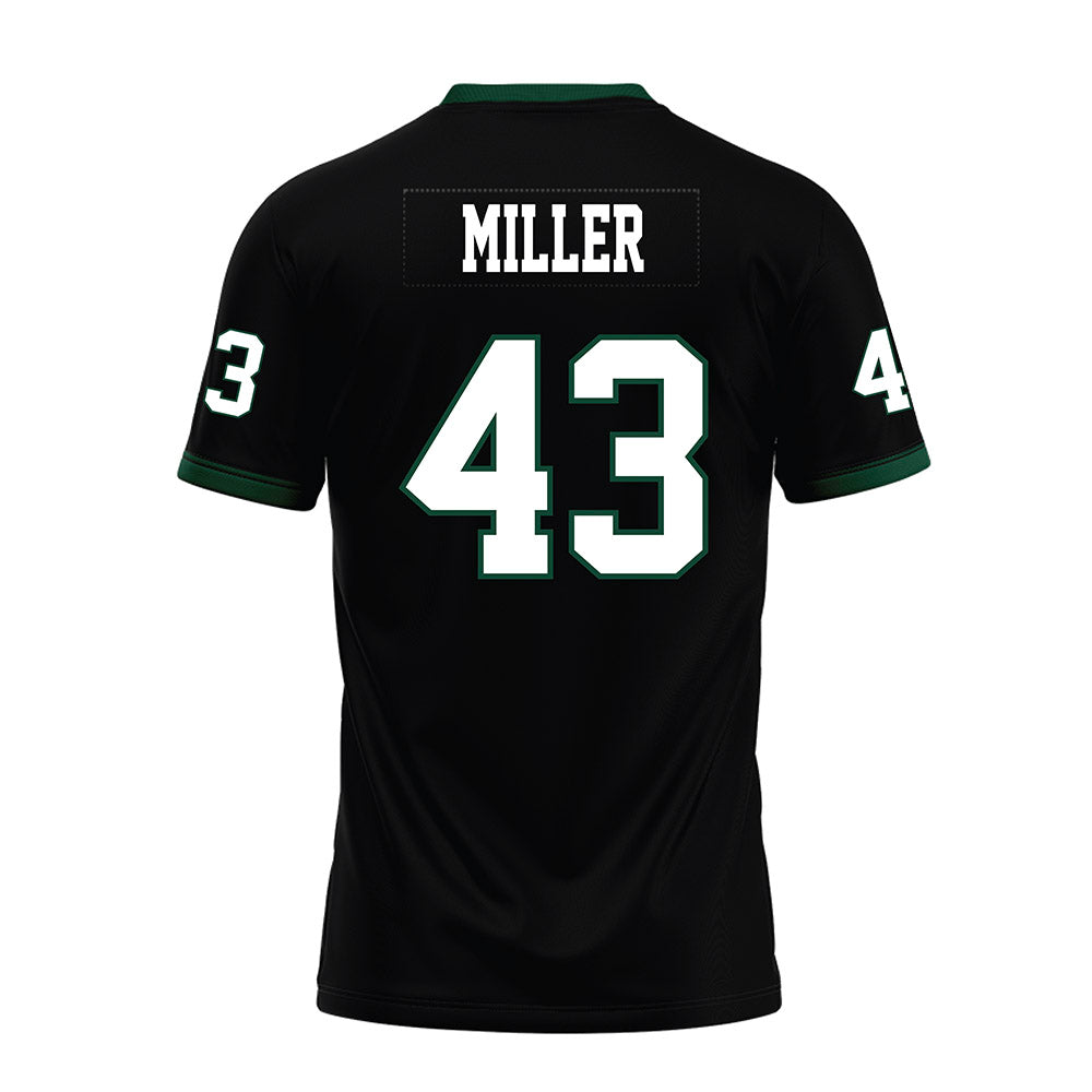 Hawaii - NCAA Football : Gannon Miller - Black Premium Football Jersey-1