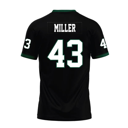 Hawaii - NCAA Football : Gannon Miller - Black Premium Football Jersey-1