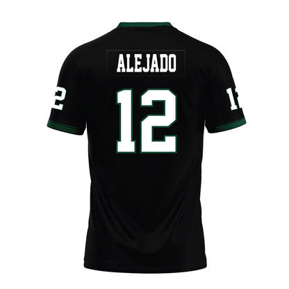 Hawaii - NCAA Football : Micah Alejado - Black Premium Football Jersey-1