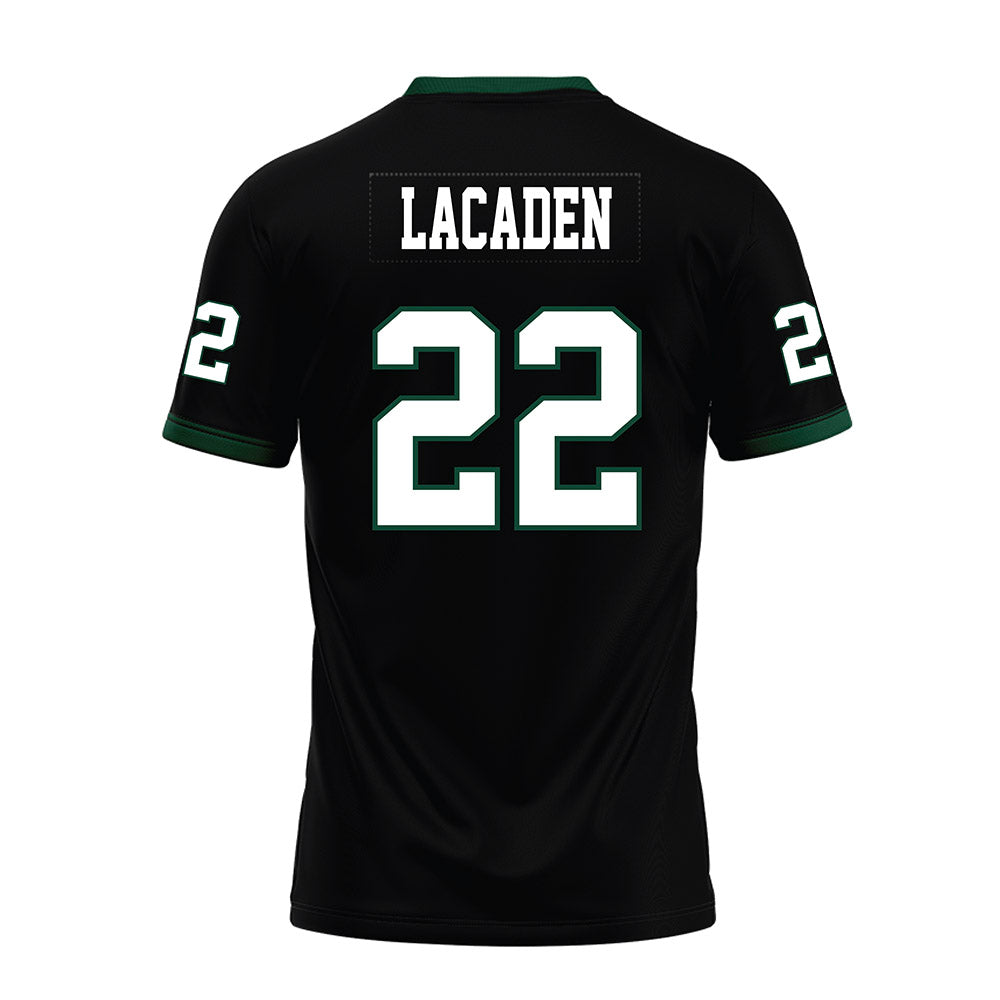 Hawaii - NCAA Football : Titan Lacaden - Black Premium Football Jersey-1