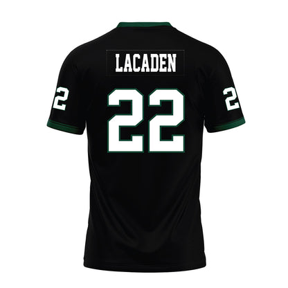 Hawaii - NCAA Football : Titan Lacaden - Black Premium Football Jersey-1