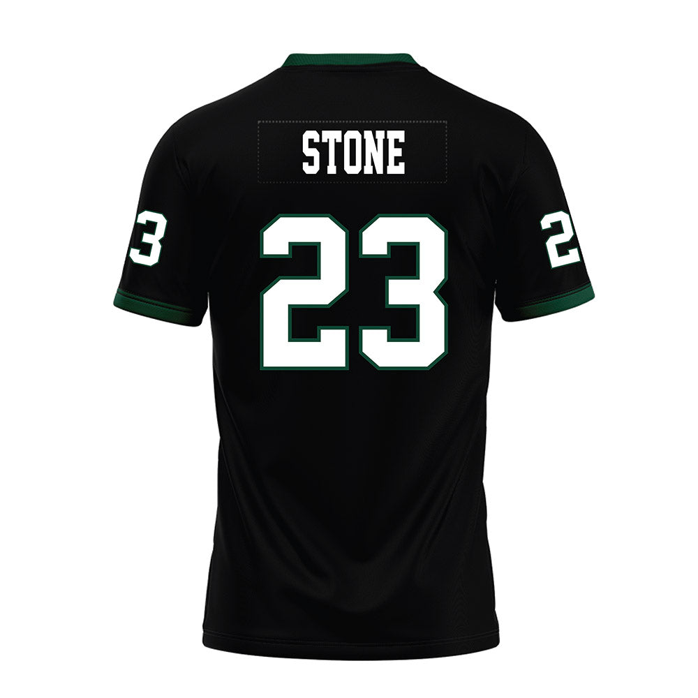 Hawaii - NCAA Football : Kydel Stone - Black Premium Football Jersey-1