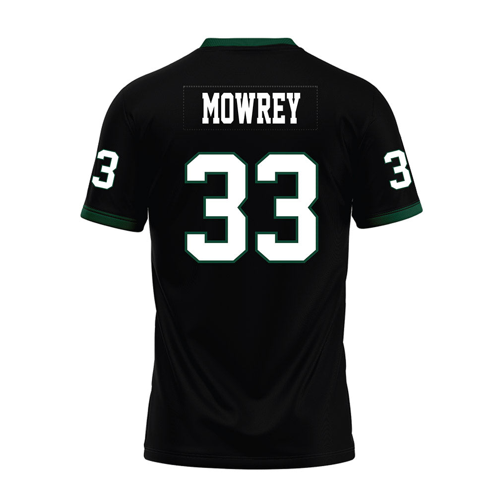 Hawaii - NCAA Football : Jack Mowrey - Black Premium Football Jersey-1