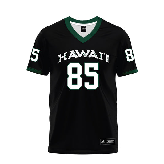 Hawaii - NCAA Football : Oakie Salave'a - Black Premium Football Jersey-0