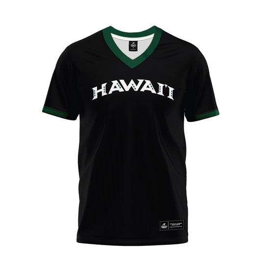 Hawaii - NCAA Football : Elijah Williams - Black Premium Football Jersey-0