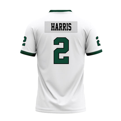 Hawaii - NCAA Football : Audric Harris - White Football Jersey-1
