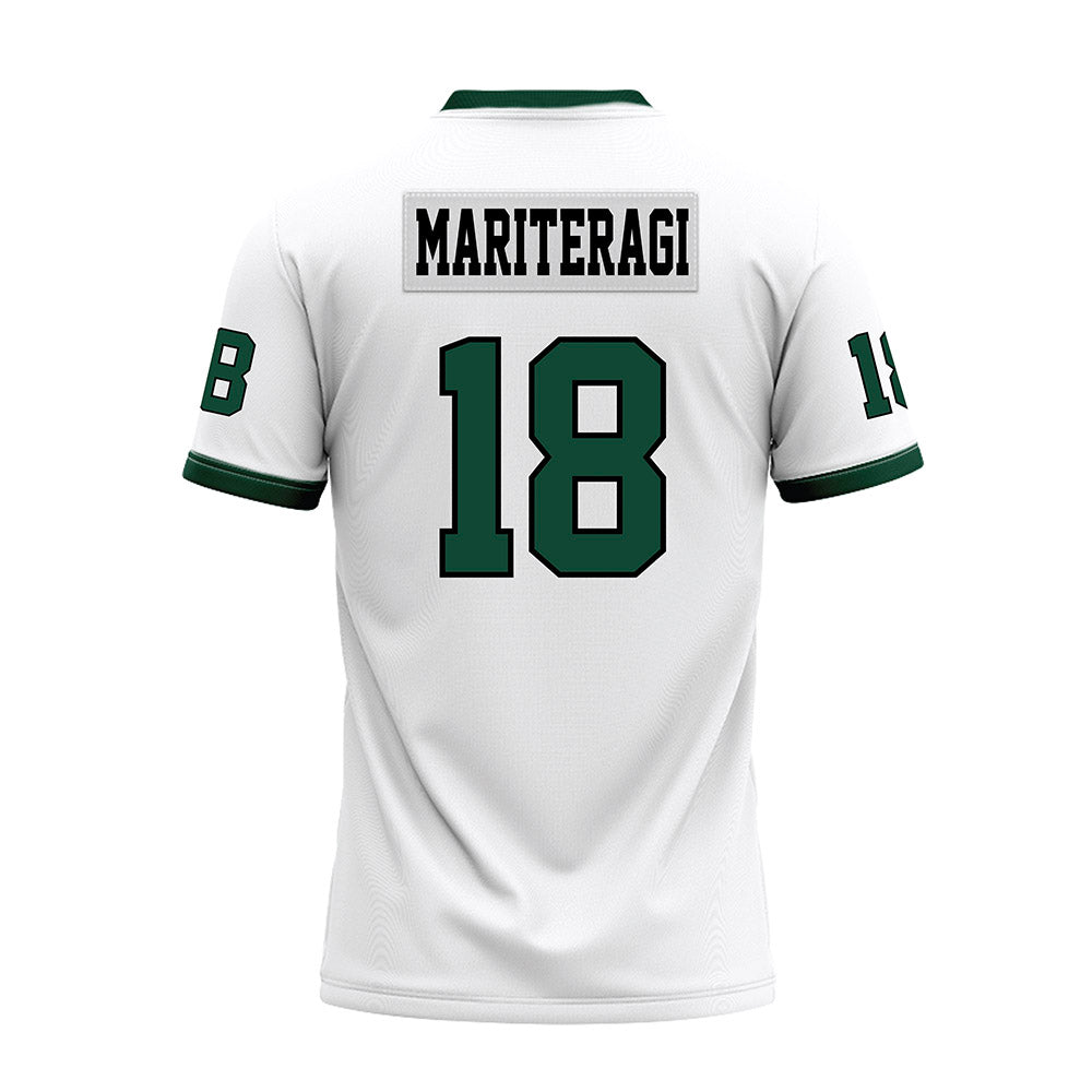 Hawaii - NCAA Football : Zaden Mariteragi - White Football Jersey-1