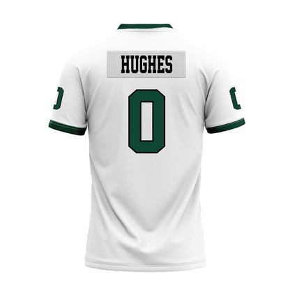 Hawaii - NCAA Football : Jeremiah Hughes - White Football Jersey-1