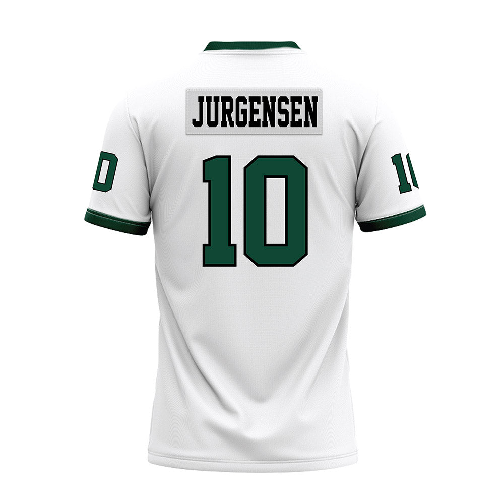 Hawaii - NCAA Football : Bjorn Jurgensen - White Football Jersey-1