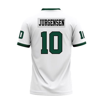 Hawaii - NCAA Football : Bjorn Jurgensen - White Football Jersey-1