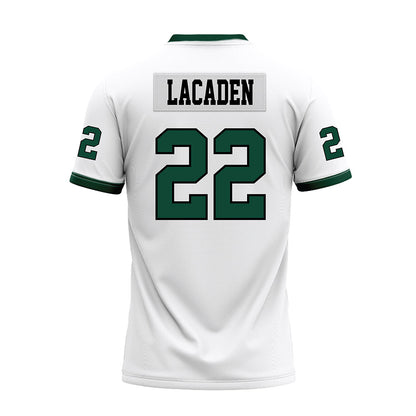 Hawaii - NCAA Football : Titan Lacaden - White Football Jersey-1