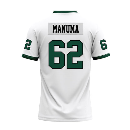 Hawaii - NCAA Football : Lautaimi Manuma - White Football Jersey-1
