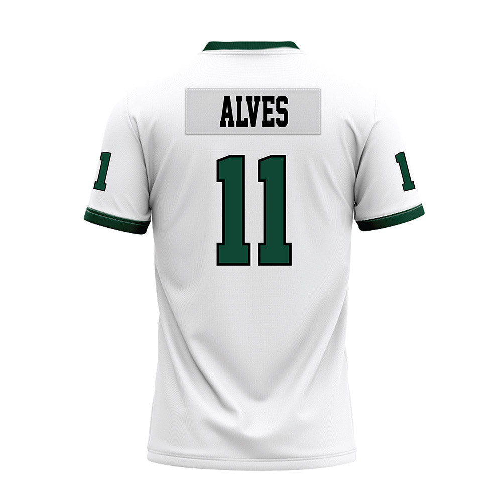 Hawaii - NCAA Football : Devin Alves - White Football Jersey-1