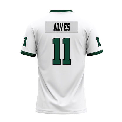 Hawaii - NCAA Football : Devin Alves - White Football Jersey-1