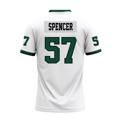 Hawaii - NCAA Football : Ethan Spencer - White Football Jersey-1