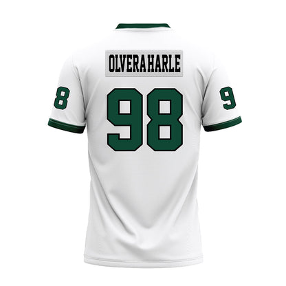 Hawaii - NCAA Football : Sean Olvera-Harle - White Football Jersey-1