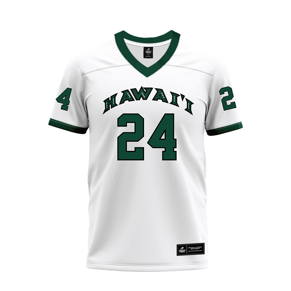 Hawaii - NCAA Football : Kodi DeCambra - White Football Jersey-0