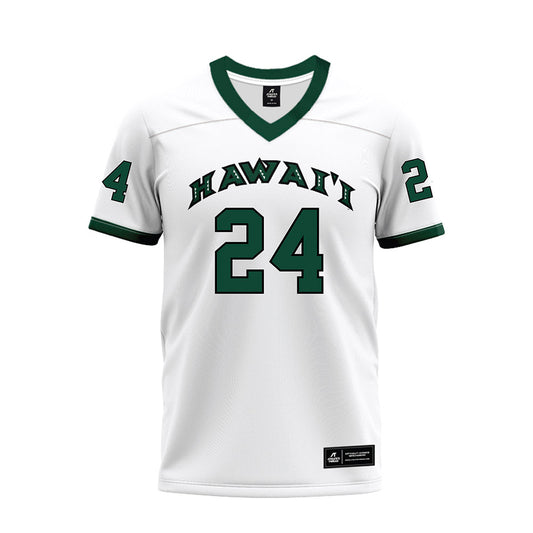 Hawaii - NCAA Football : Kodi DeCambra - White Football Jersey-0