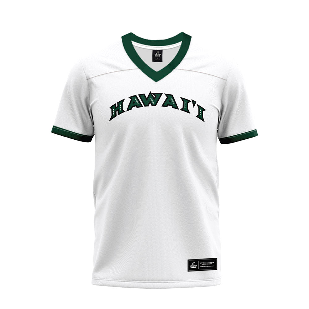 Hawaii - NCAA Football : Elijah Williams - White Football Jersey-0