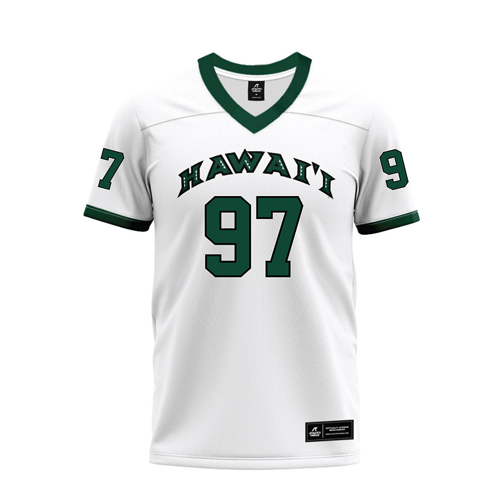 Hawaii - NCAA Football : Jordan Lynch - White Football Jersey-0