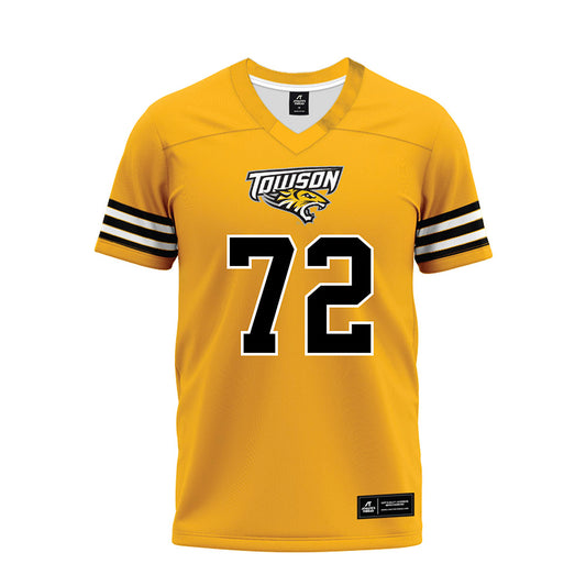 Towson - NCAA Football : Aidan Johnson - Premium Football Jersey-0