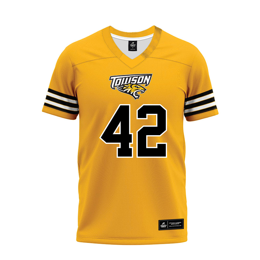 Towson - NCAA Football : Max Groslinger - Premium Football Jersey-0