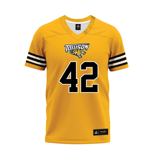 Towson - NCAA Football : Max Groslinger - Premium Football Jersey-0
