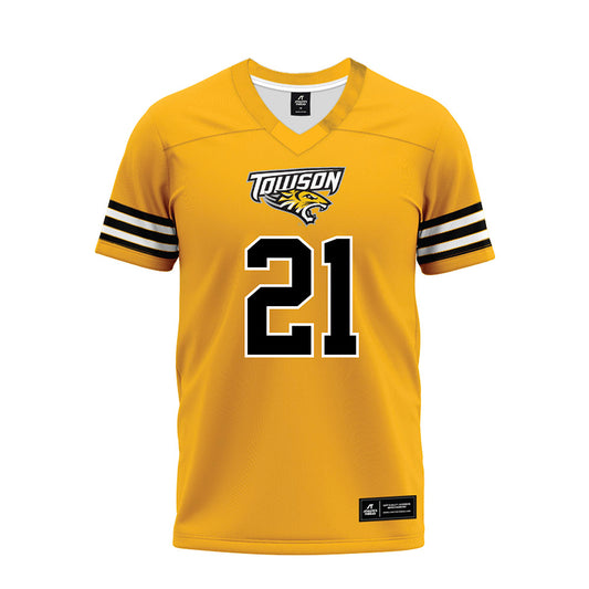 Towson - NCAA Football : Kyron Grayson - Premium Football Jersey-0