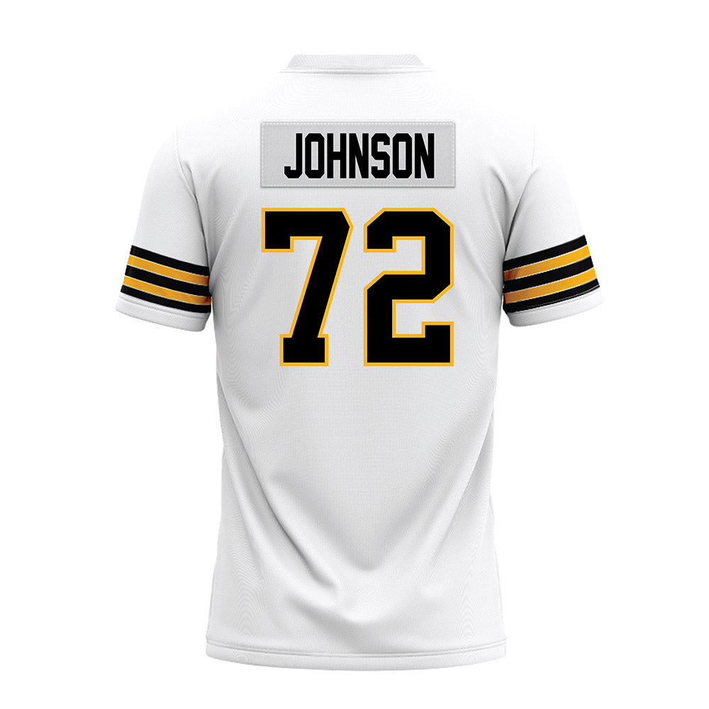 Towson - NCAA Football : Aidan Johnson - White Premium Football Jersey-1