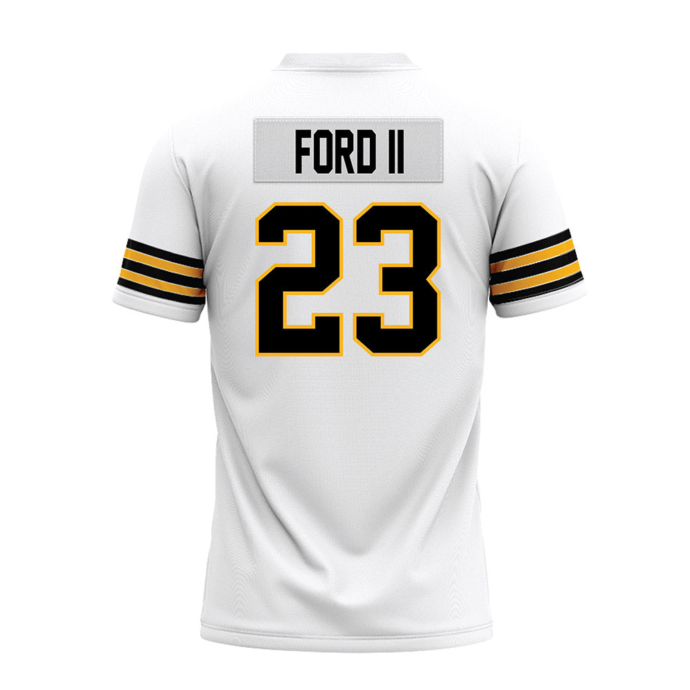 Towson - NCAA Football : JaVon Ford II - White Premium Football Jersey-1