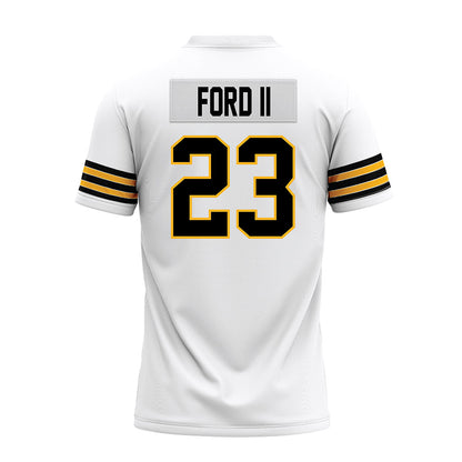 Towson - NCAA Football : JaVon Ford II - White Premium Football Jersey-1