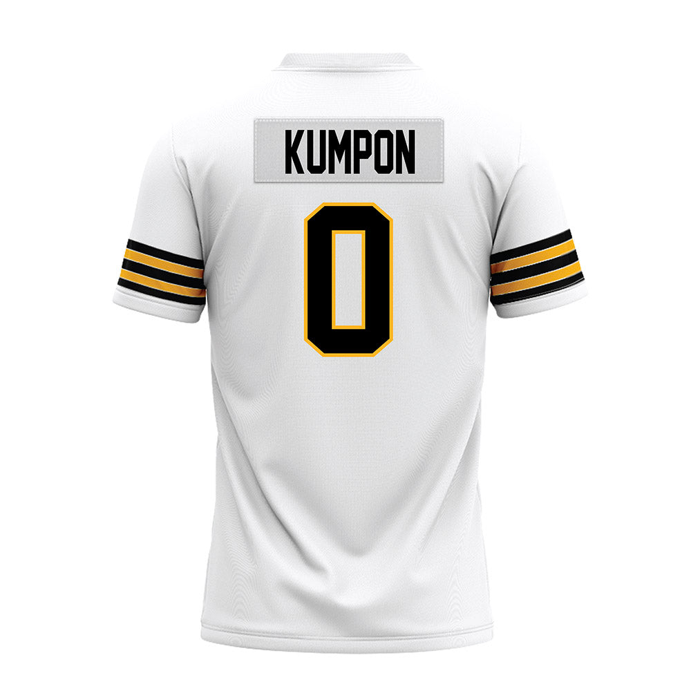 Towson - NCAA Football : Ben Kumpon - White Premium Football Jersey-1
