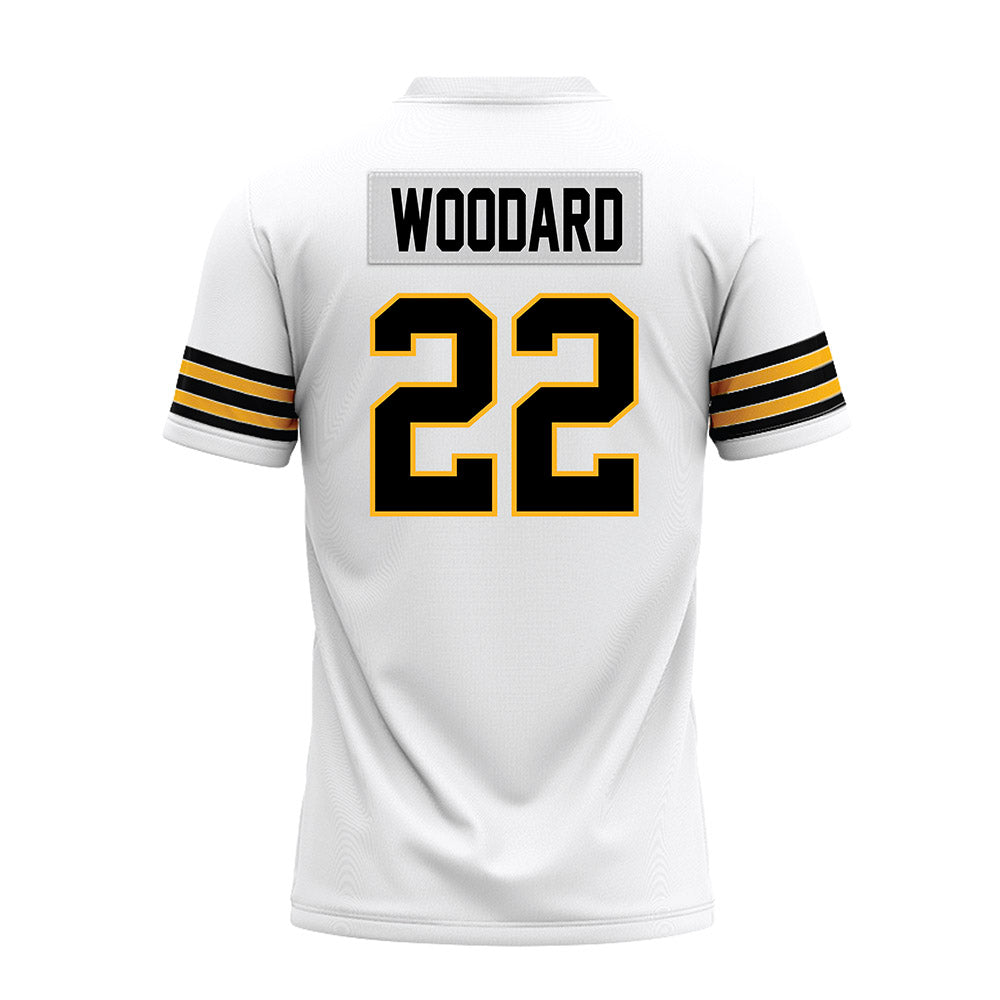 Towson - NCAA Football : Weston Woodard - White Premium Football Jersey-1