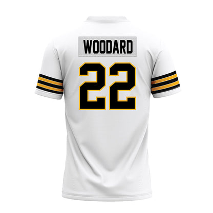Towson - NCAA Football : Weston Woodard - White Premium Football Jersey-1
