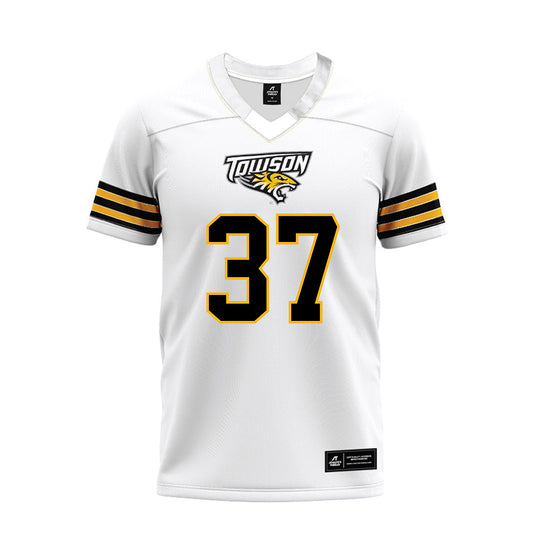 Towson - NCAA Football : Jai Nettles - White Premium Football Jersey-0